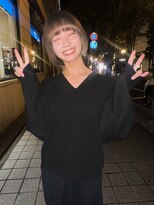 メリケンビューティーパーラー コウベ(MERICAN BEAUTY PARLOR KOBE)&nbsp;大人かわいい似合わせカット小顔前髪イメチェンハイトーンボブ