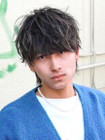 メンズフィール 心斎橋(MENS FEEL) 心斎橋　フェザーパーマ　サーフカール　スパイキーショート