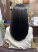 ロング×マットアッシュ
