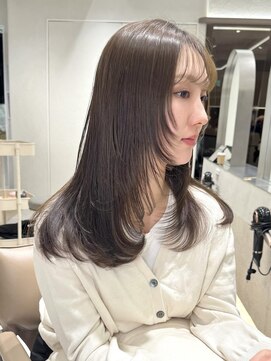メゾンマイル 恵比寿(maison mile) グレージュカラー/髪質改善/美髪/暗髪/レイヤーカット[恵比寿駅]