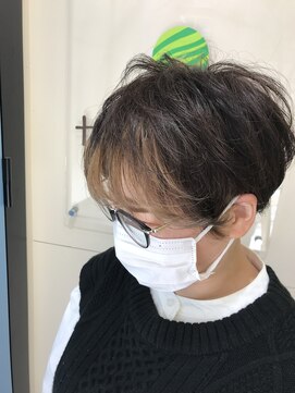 トロンヘアー(tronc hair) フレーミングカラー