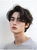 【LANTERDIT】メンズカット/パーマ/韓国/黒髪/マッシュ/