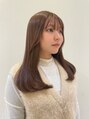 サラビューティーサイト 九大学研都市店(SARA Beauty Sight)&nbsp;ブリーチなしWカラーでくすみベージュ。