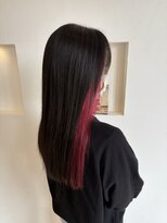 ブランシェ神領店 インナーカラー☆赤