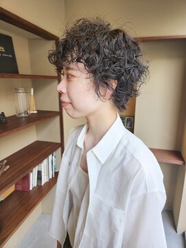 イニ(ini) 須藤 )) ショート×パーマ