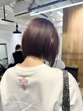 ロマリア ヒルズ 表参道 原宿(Lomalia HILLS) 【10/8NewOpen】LomaliaHILLSケアブリーチダブルカラーボブ