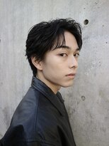 フィフス 大分(fifth)&nbsp;大分毛流れフェザーショートメンズカットセンターパート10代