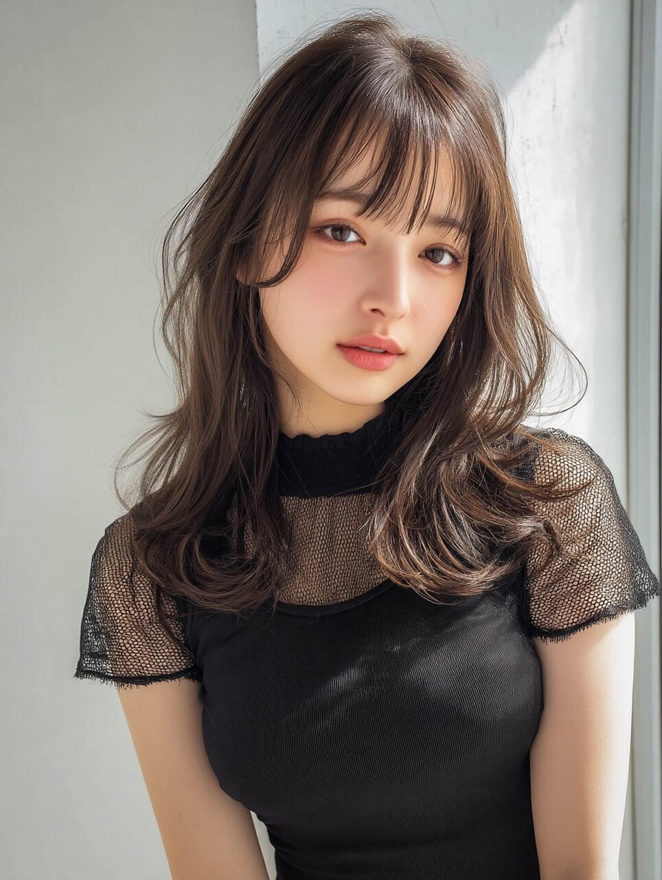 似合わせカット+髪質改善カラー＋色持ちアップ髪質改善トリートメント\12900