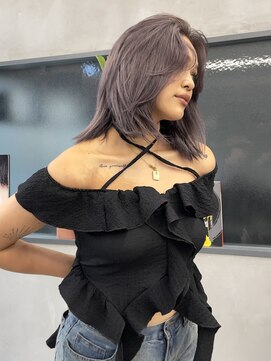 アワーズ 南青山(Our's) シルバーグレージュ/ケアブリーチ/ハイトーンカラー