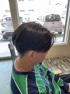 ルシール バイ アリア(Lucir by aria) センターパートのストレートパーマ！