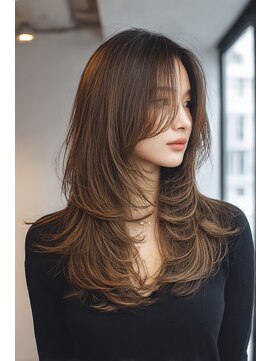 ノイエ 原宿 北参道(NoIE) 顔周りレイヤーカットで小顔に☆