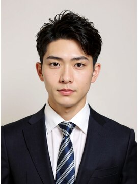 サロンリベルテ(salon Liberte) スーツ映え◎アップバングで爽やかビジネスショート好印象