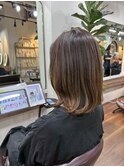 63白髪ぼかし/脱白髪染め/髪質改善/ミディアム30代40代50代60代