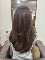 セレスト 心斎橋店(CELESTE)&nbsp;イノアカラー　モカベリージュ　レイヤーカット