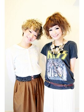 コンパス(COMPASS) グラデカラーボブ&ペールマットマッシュ