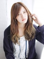 ナル 白山神社参道通り店(nalu)&nbsp;ナチュラルグラデーションのミックスカールスタイル