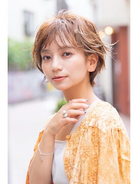 アメリ 新宿(Ameri) Ameri ふわベビィ小顔ショート　イルミナカラー　【新宿】