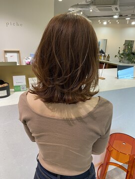 ピシェ ヘア デザイン(Piche hair design) くびれミディアムスタイル