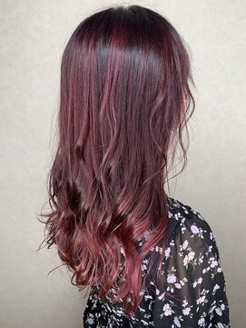 美容室 ハルミ ヘア リゾート 川口店(Harumi Hair Resort) ハイライト/グラデーション/ピンクバイオレット
