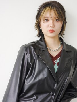 ヘアメイク エイト キリシマ(hair make No.8 kirishima) くびれウルフ×フレーミング・instagram @no8_doc_shinichi