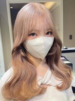 ベレーザ 渋谷(BELEZA)&nbsp;ba1569ホワイトミルクティーホワイトブリーチコリアンスタイル