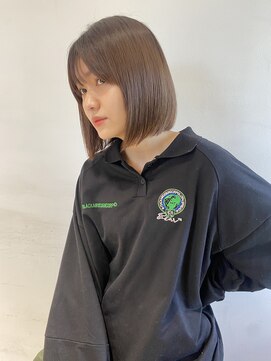 ボヌール オオサカ(Bonheur OSAKA) 切りっぱなしボブ/タッセルカット/韓国ヘア