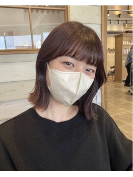 ラボヌールヘアーレーヴ 池袋店(La Bonheur hair reve) 【ラボヌールヘアー・佐野】韓国風外はねボブ♪