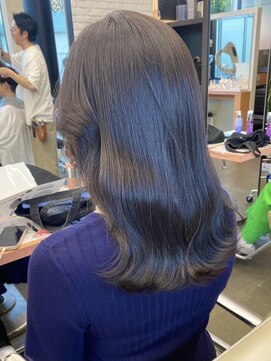 ディフィーノ 青山(DIFINO) 【DIFINO 青山】艶髪レイヤーカット/透明感グレージュ