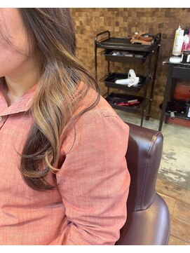 アズーア ヘアーアンドスパ(azure hair&spa) ミルクティー／ブリーチ1回～／横浜／ハイトーン