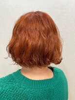 セブンルックス モカ 宇都宮鶴田店(7LOOKS mocha) オレンジミニボブ