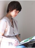 大人かわいいヘルシースタイル小顔クールショートウルフd4