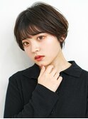 前髪/イメチェン/ウェーブパーマ/ショートヘア/30代/40代/50代
