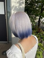 ブランシェ 西松山店 ホワイトシルバー×ブルー