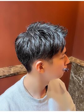 ヘアモード キクチ 銀座店 銀座　理容室　王道アップバングスタイル