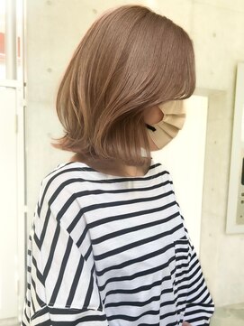 ゴカン バイ ジル ブラン 名古屋(Gokan by JIL BLAN) ハイライトバレイヤージュダブルカラーボブカット30代40代