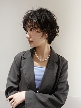 マイル 渋谷(mile) 【SATSUKI】マッシュショート/ソフトカーリーパーマ