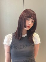 ジョエミバイアンアミ(joemi by Un ami) フェイスレイヤー/姫カット/ラベンダーピンク