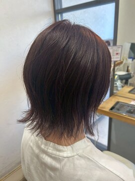 ヘア ルーナ バイ アプリーレ(hair lune by Aprire) ぱつっとカット外ハネボブワンレンミニボブ20代30代40代人気