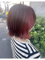 マノハル(MANOHARU)&nbsp;ボルドーピンク　インナーカラー