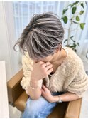 バレイヤージュ20代30代40代◎シャドールーツフェザーパーマ