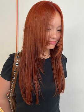 シティ(sity.) 天神 ブリーチなしカラー ブラウンカラー パーマ