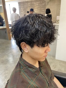 ニアウ 伊勢崎連取店(Niau) メンズマッシュシャドウパーマメンズパーマ