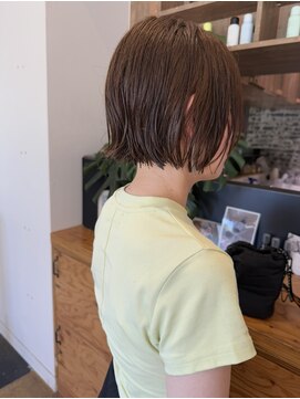 ナチュラルカールボブ