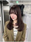 ココアブラウンカラー×大人気ワンカールレイヤー
