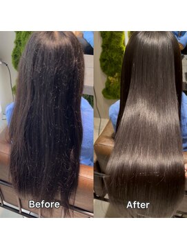 カミガミ 栄(KAMIGAMI) 髪質改善ケラチン酸性ストレート（縮毛矯正）