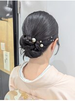 プティクローシェ バイ クオーレ(petite cloche by CUORE) 着物参列ヘア