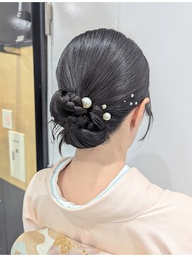 プティクローシェ バイ クオーレ(petite cloche by CUORE) 着物参列ヘア