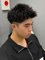 エルマーク 京都駅前(L-MARK)&nbsp;スパイキーショート/短髪/ツーブロック/メンズ/men's