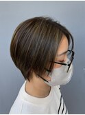 ハイライト◎ハンサムショート