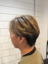 アルゴ 茅ヶ崎(ARUGO)&nbsp;MEN’S HAIR/リバースセンターパート/ニュアンスウルフ